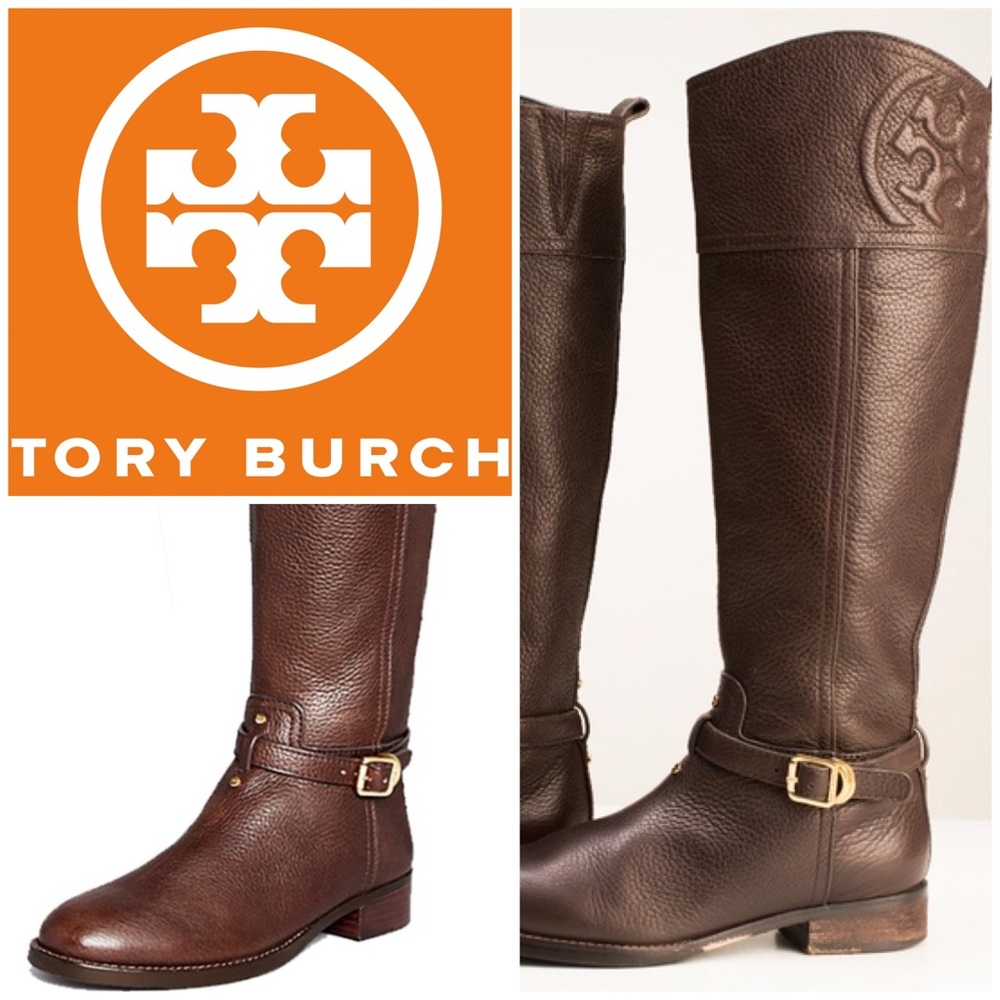 Tory Burch Marlene Tall Riding Boots Size 8